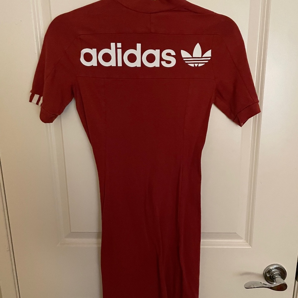 Adidas rust orange dress